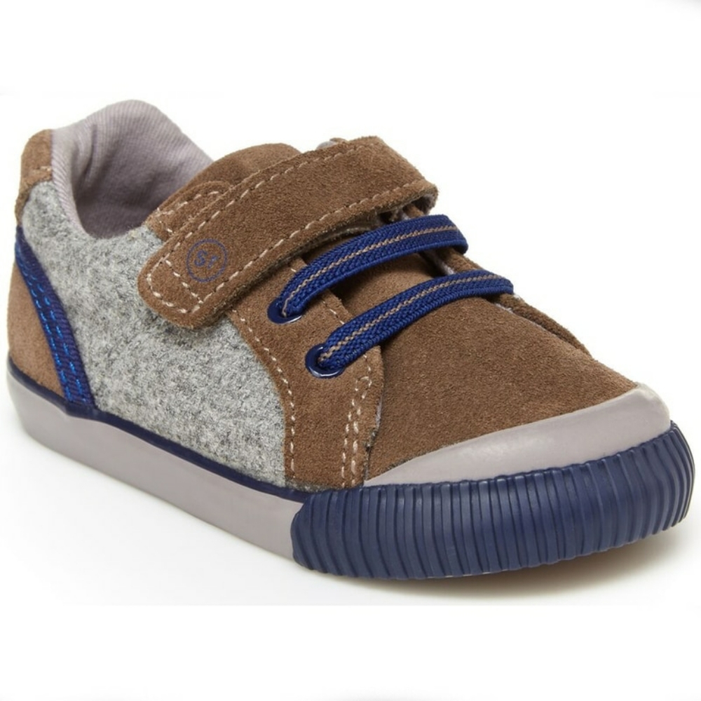 Stride Rite Parker Leather Wool Sneaker 8.5